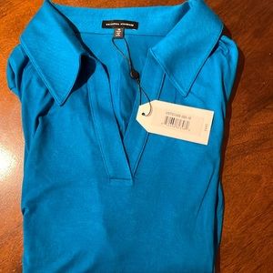 Universal Standard Apero Liquid Jersey Polo Top